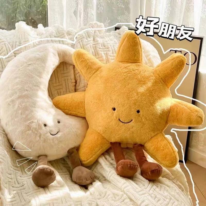 INS Sol Lua Boneca Bonito Dormir Calmante Travesseiro Barato Crianças Brinquedos De Pelúcia 2Vy4