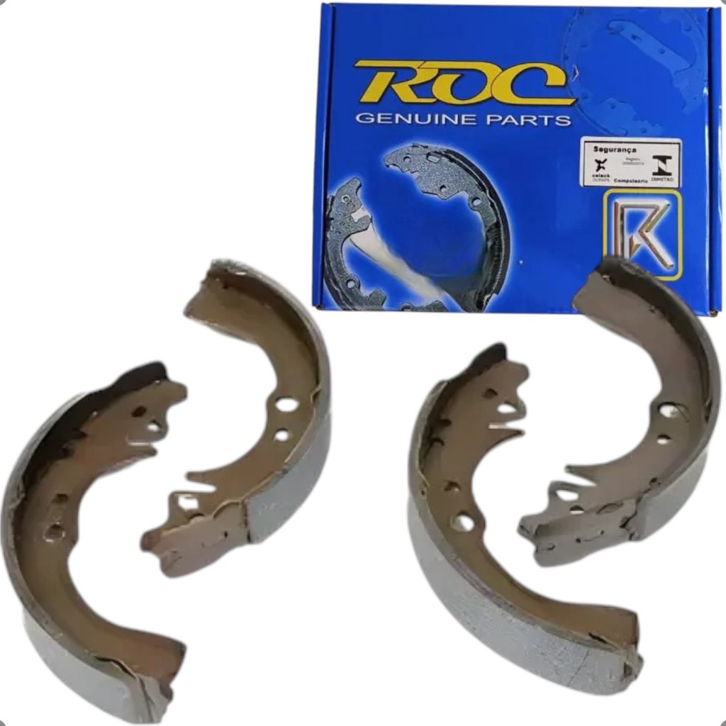 Jogo de Sapata de Freio Traseiro ROC para Lifan 320 1.3 16V 2010 a 2015