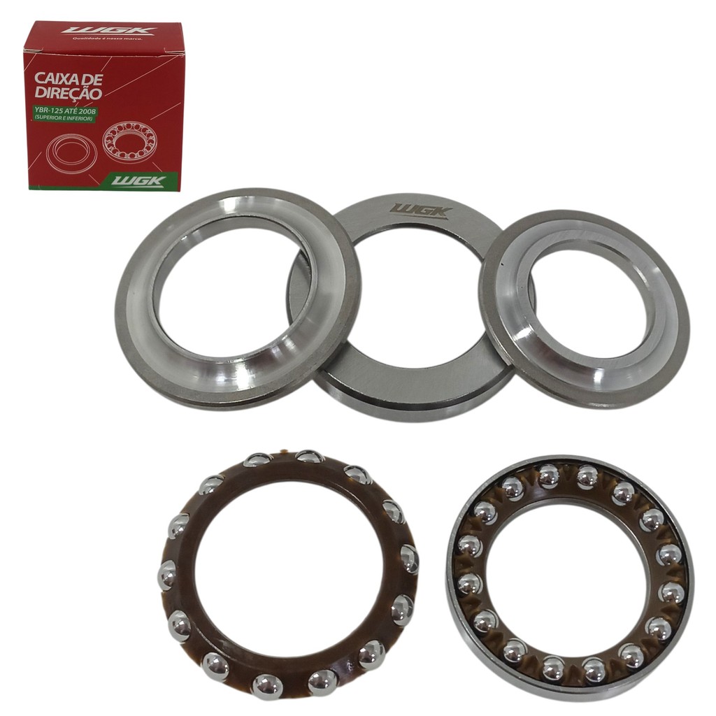 Rolamento Caixa Direção Ybr 125 2000 a 2008 At 115 Neo 2010 a 2016 Zig 50