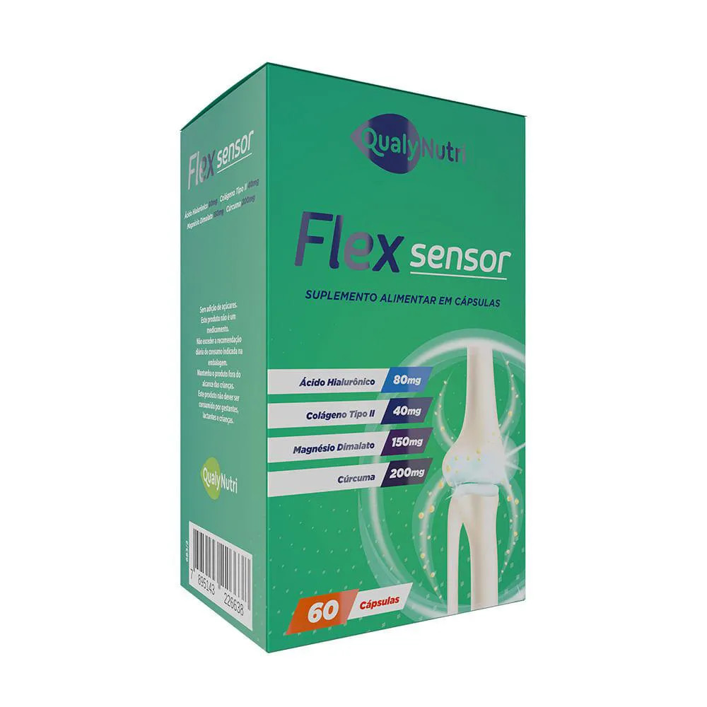 Flex Sensor Qualy Nutri 60 Cápsulas Saúde Articular