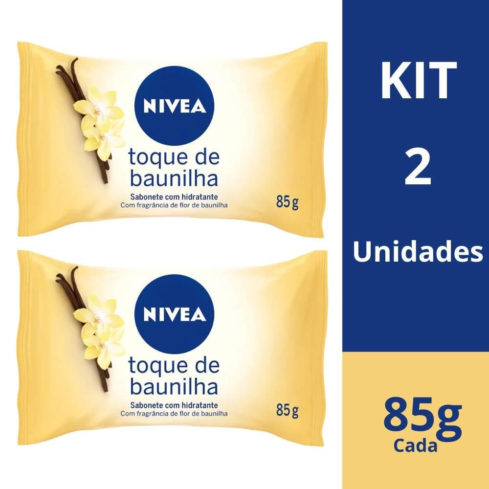 Kit 2 Sabonetes em Barra Nivea Toque de Baunilha 85g