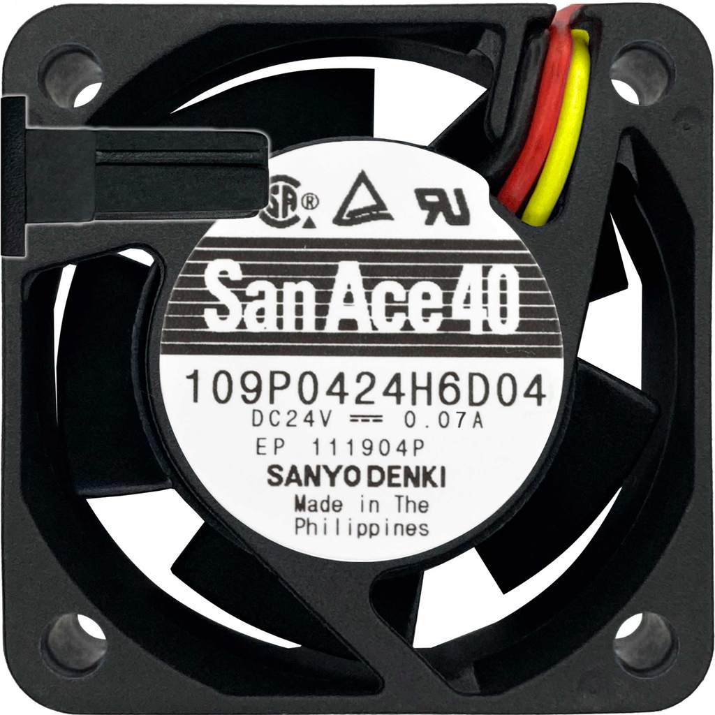 Ventilador 109P0424H6D04 24V 0.07A 1.68W 3L 3P 4020 Fanuc