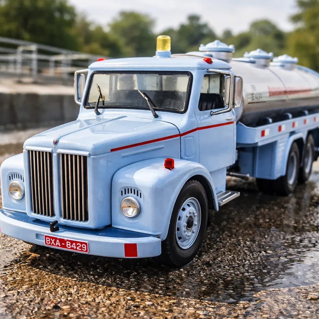 Miniatura Scania  Vabis Ls 85  1970 - Água Potável 1:43 Ixo Azul