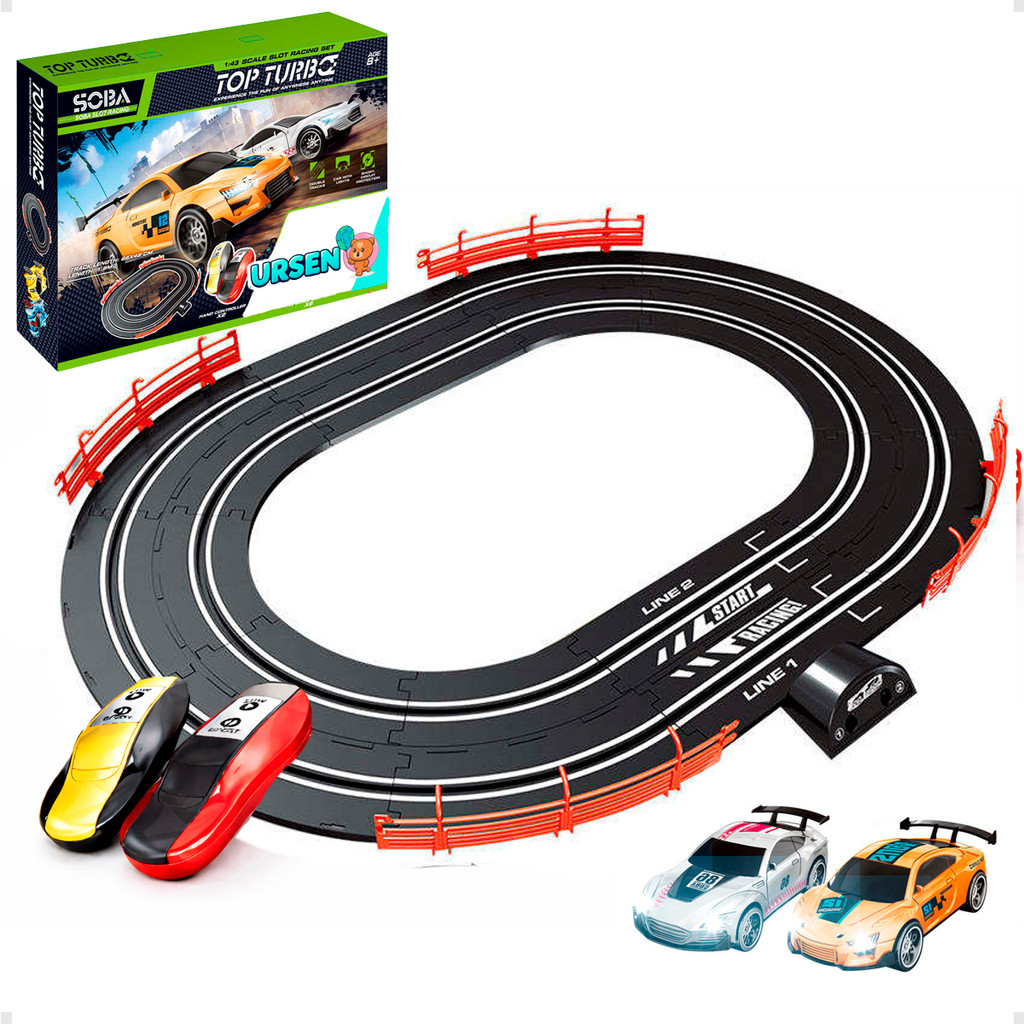 Pista Carro de Corrida Autorama Top Turbo Controle Remoto Premium