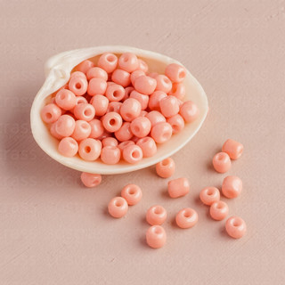 Miçanga de Vidro 4mm Pêssego. 445g - 5.850 Peças em Oferta na Shopee