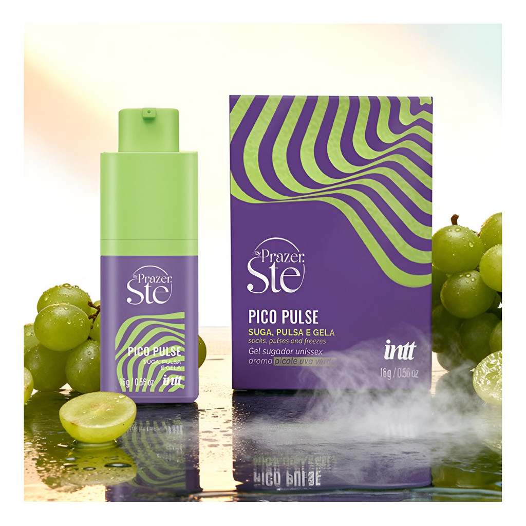 Pico Pulse Gel Sugador Líquido Que Gela E Pulsa By Ste Intt Picolé Uva Verde — imagem 2 de 2