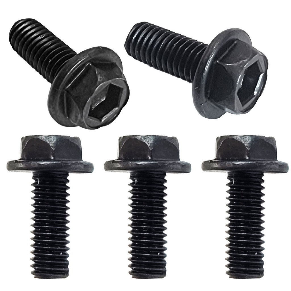 Kit 5 Parafusos Rosca Esquerda para Flange de Serra Mármore Universal para Makita Bosch e Outras Marcas