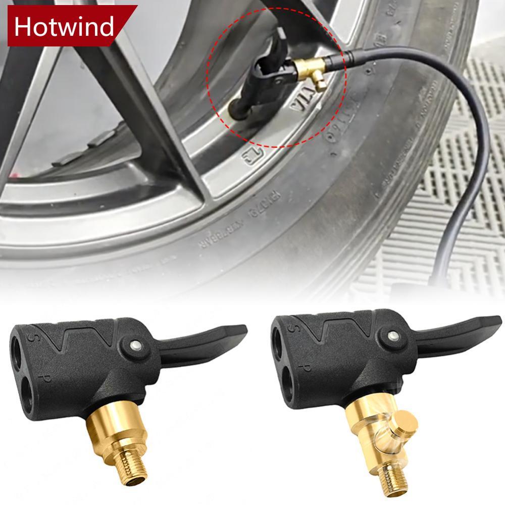 HOTWIND Multifuncional Pneu De Carro Mandril De Ar Inflator Bomba Válvula Conector De Roda De Adaptador De Clipe De Latã