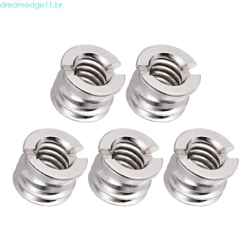 dreamedge11 Adaptador Rosca Tripé Metal Compacto Conexão Segura Fotografia DSLR Acessório Montagem