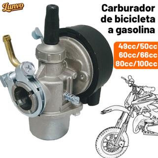 Carburador Universal Bicicleta Motorizada 49cc/50cc/80cc/100 Combustível 2 tempos