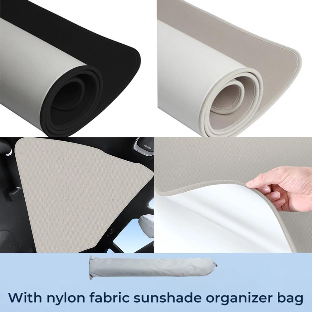 Pára-Sol De Absorção Eletrostática , Pano De Gelo , Teto Solar Para XPENG G9 2022-2024 , Vidro Traseiro Dianteiro , Clar