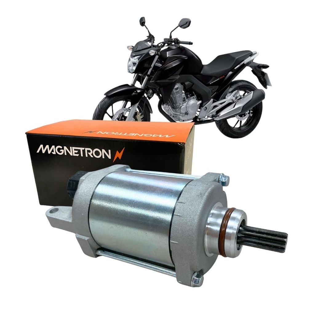 Motor de Partida 9 Dentes 12v Para Cb Twister 250 2016 a 2022 Crf 250 2019 a 2024 90205930 Magnetron