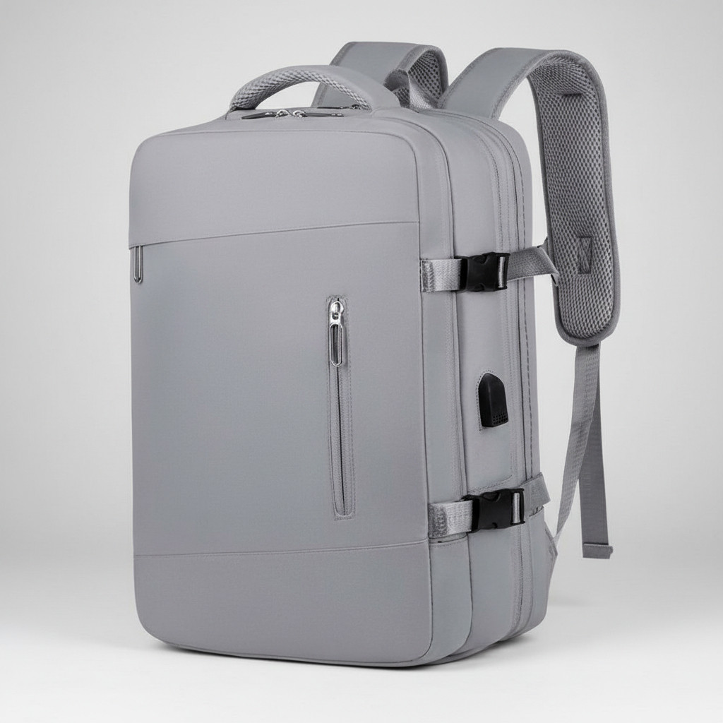 Mochila Viagem Expansível 40l Usb Notebook Unissex Bagagem