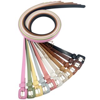 Cinto Fino Feminino Fivela Quadrada Encapada Mini em Oferta na Shopee