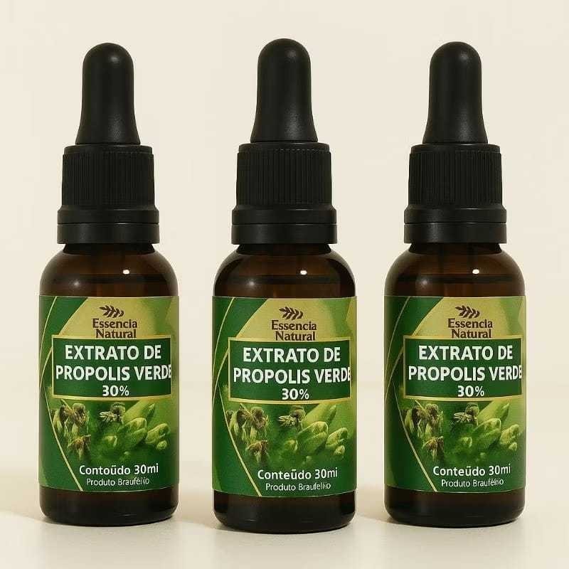 COMBO 3UND extrato de própolis-verde 30ml cada f(rasco) em Oferta na Shopee