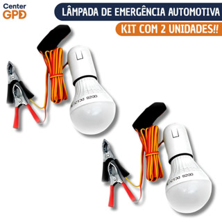 Kit 2 Luzes De Emergência Automotiva Pendente 12V Conexão Tipo Garra 5W Lampada Automotiva em Oferta na Shopee