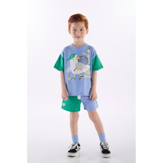 Conjunto Menino Camiseta e Short Três e Já em Oferta na Shopee