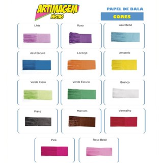 Artimagem Papel Para Balas Pacote Com 48 unidades em Oferta na Shopee