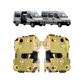 KIT FECHADURA TRAVA MANUAL DIANTEIRA LADO ESQUERDO MOTORISTA LADO DIREITO PASSAGEIRO RENAULT MASTER 2.8 2.5 2002 A 2012 em Oferta na Shopee