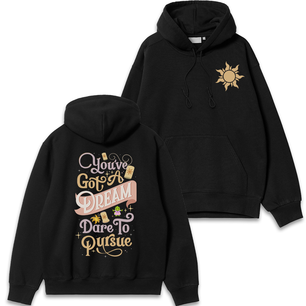 Moletom Canguru You´ve Got a Dream Enrolados Rapunzel Casaco Algodão em Oferta na Shopee