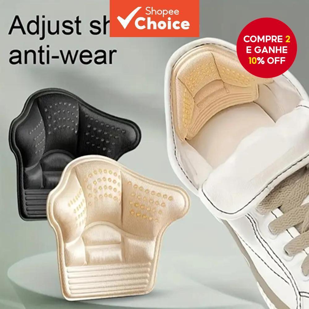 4 Peças De Punhos De Calcanhar Antiderrapantes Ajustáveis Para Sapatos Soltos – Almofadas Redutoras De Meio Tamanho Home