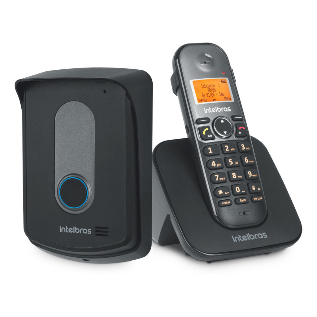 Porteiro E Interfone Sem Fio Intelbras Tis 5010 Com Siga-me Cor Preto