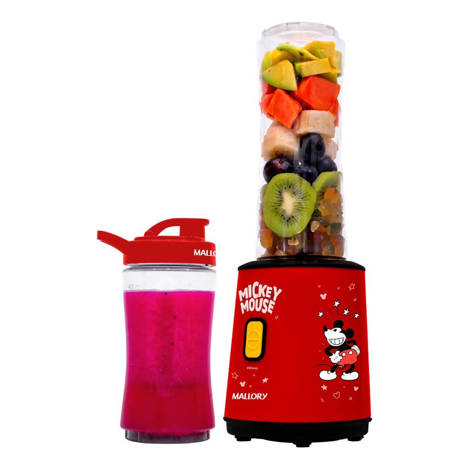 Liquidificador Individual Mickey Mouse 600ml 300W de Potência Mallory