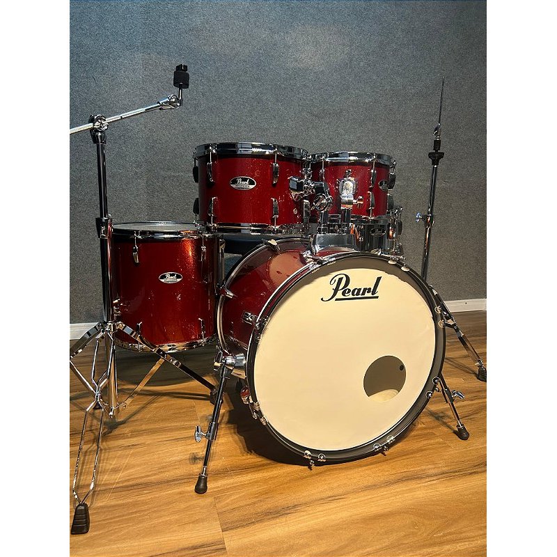 Bateria Pearl Roadshow Burnt Orange Sparkle 20" 10" 12" 14" + Caixa 14x5,5"