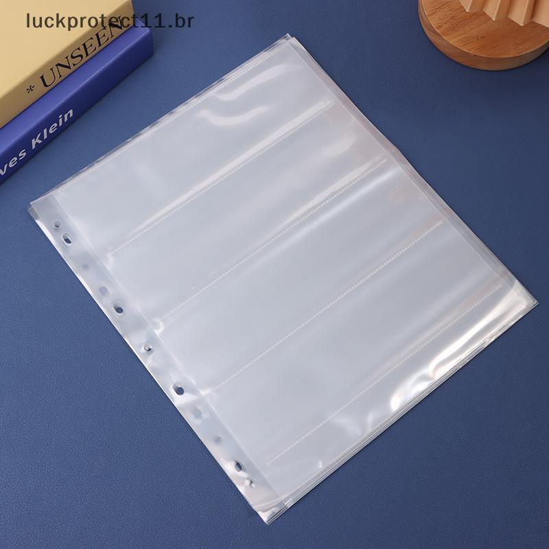 LTBR 10 Peças 135/120 Páginas De Armazenamento De Filme Negativo Sacos Sem Ácido Bla E Cor Branca Slide Preservadores ~