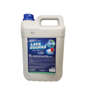 SABÃO LÍQUIDO - LAVA ROUPAS AZUL ECONOMICO  5 LITROS em Oferta na Shopee