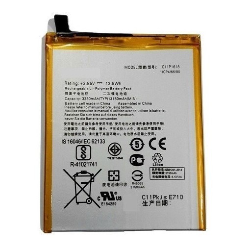 Bateria C11p1618 Compatível Zenfone 5 Selfie Zc600kl X017da Premium