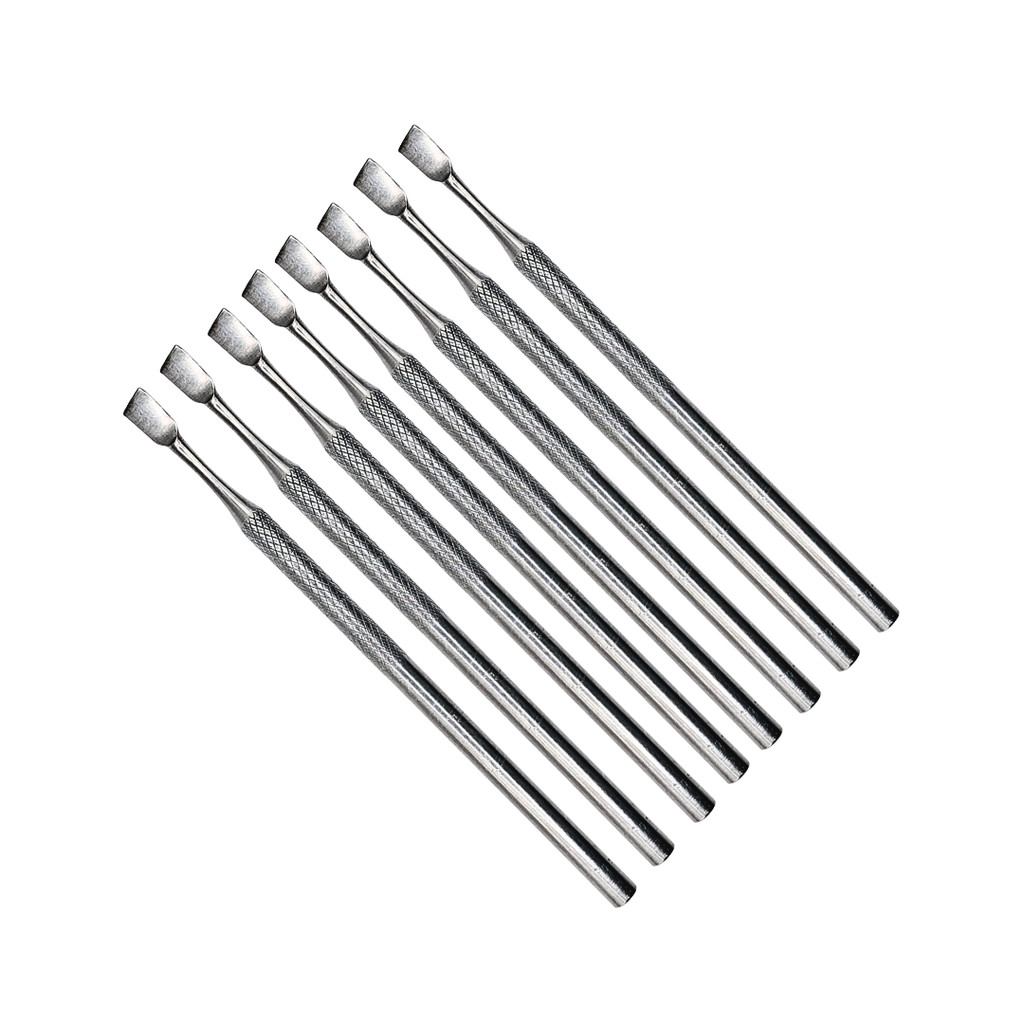 Kit 8 Raspador Nº 233 Slim 11 cm Aço Inox Podologia Manicure