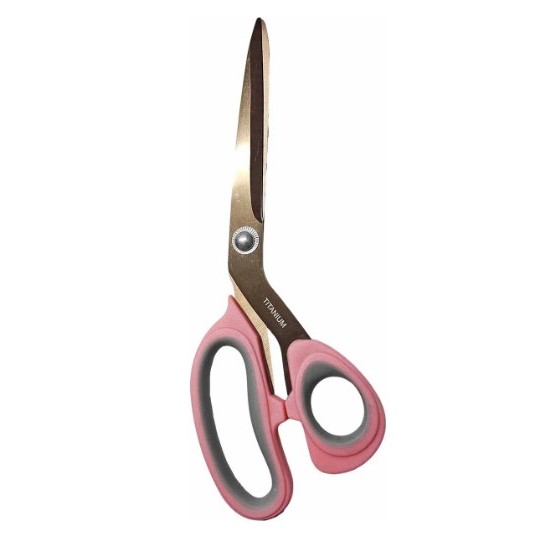 Tesoura Profissional Titanium 8,5 De 21 Cm Rosa em Oferta na Shopee