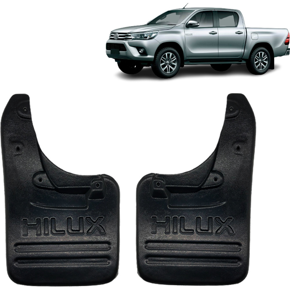 Par Lameira Traseira Hilux Apara Barro 2005 a 2014 2015