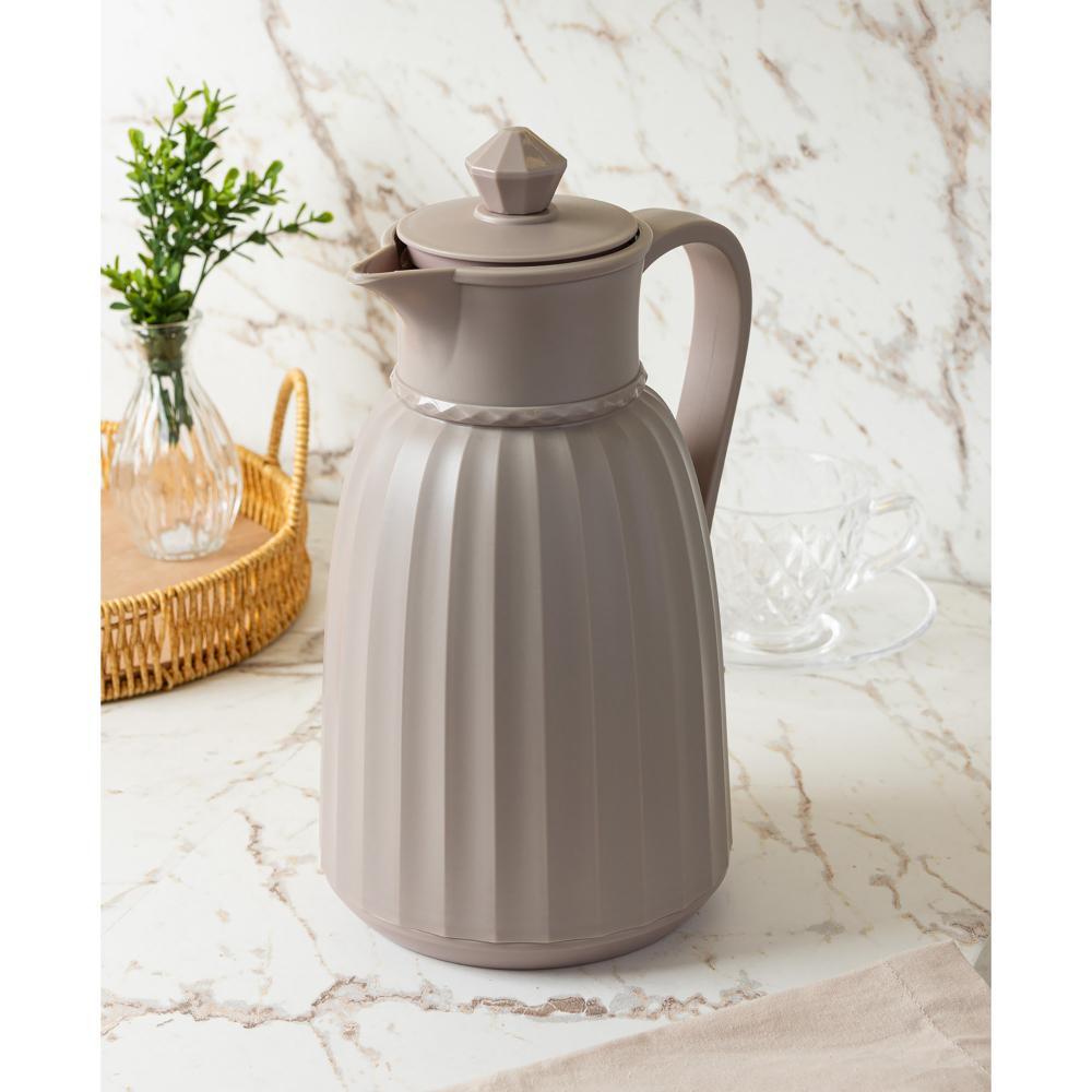 Garrafa Térmica Lyor Queen de Plástico Nude 1L em Oferta na Shopee