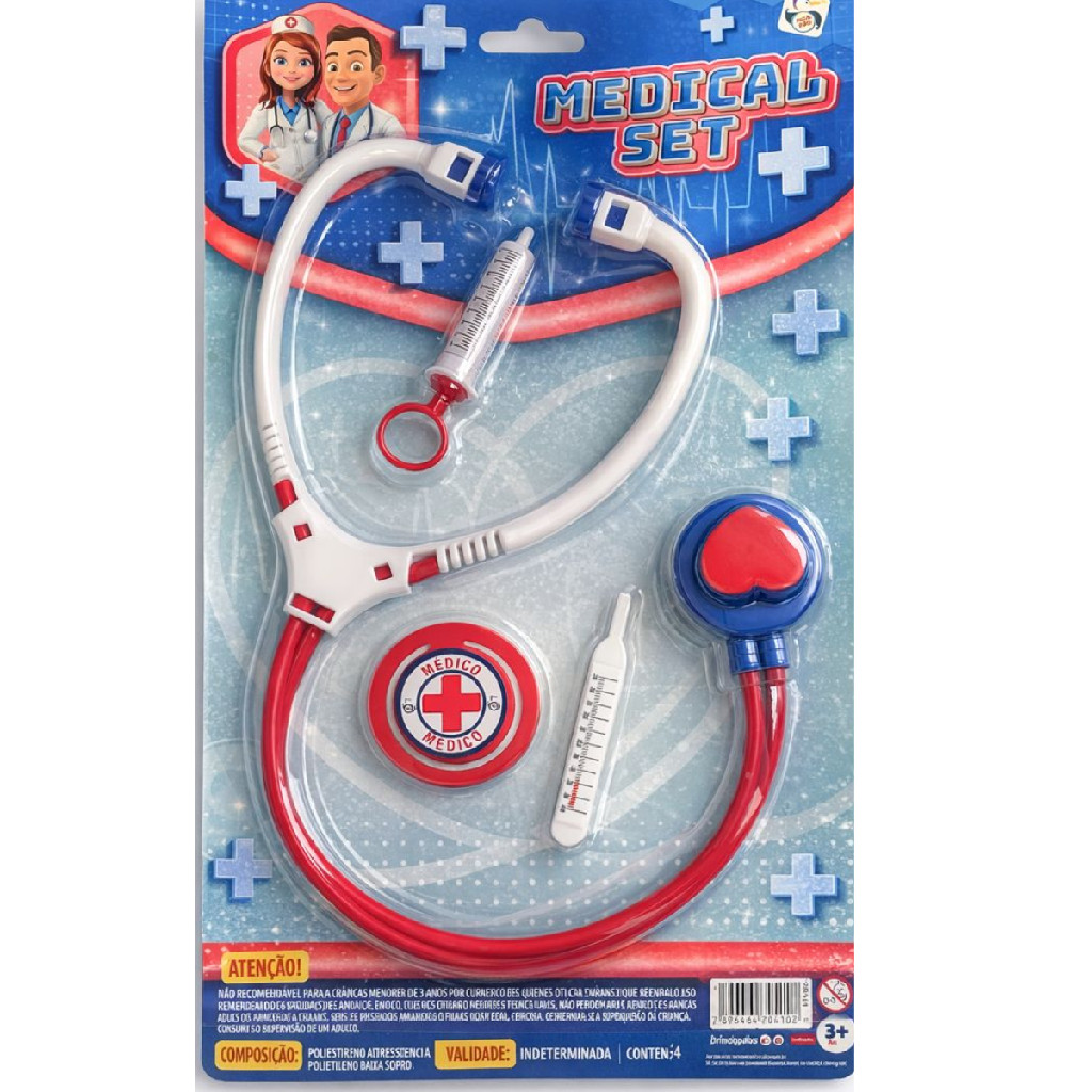 Kit Médico Infantil Brinquedo Educativo