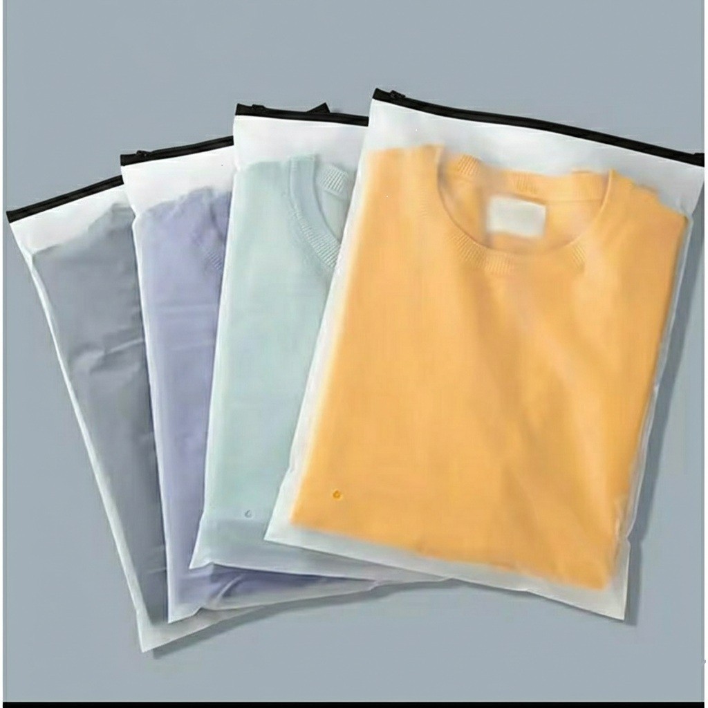 Saco Zíper Fosco Lacre Zip Lock Preto (50 Unid) - Diversos Tamanhos