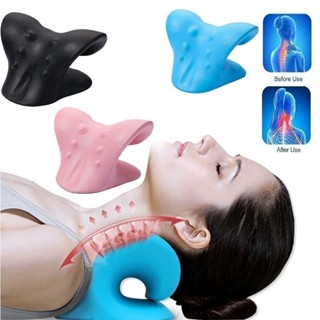 Travesseiro Cervical Alongador Esticador Tração Massagem Relaxador Ombros E Pescoço em Oferta na Shopee