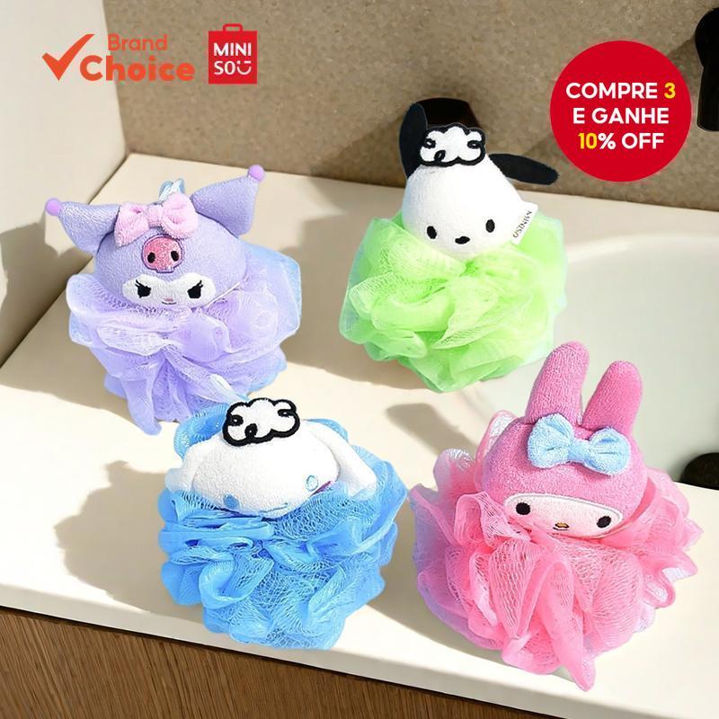 Conjunto De Presente Para Bombas De Banho MINISO Sanrio | Coleção De Spa Doméstico Kuromi E Cinnamoroll