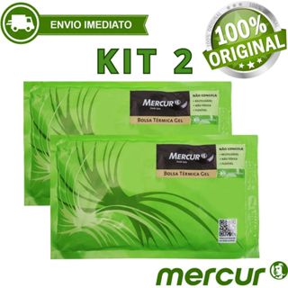 Kit 2 Bolsa Térmica Em Gel Não Congela Tamanho M Maleável - Mercur em Oferta na Shopee
