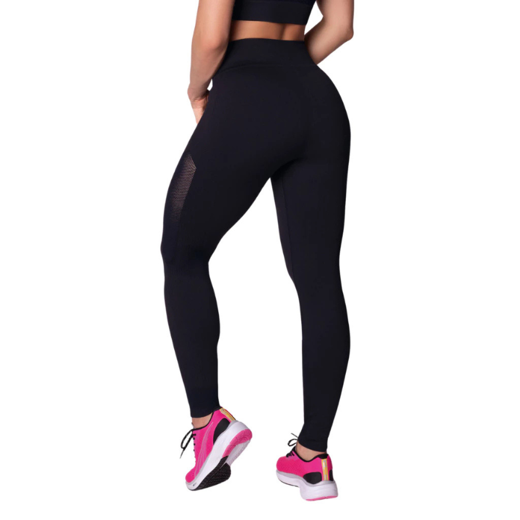 Calça Legging Selene Sem Costura Poliamida Fitness Academia