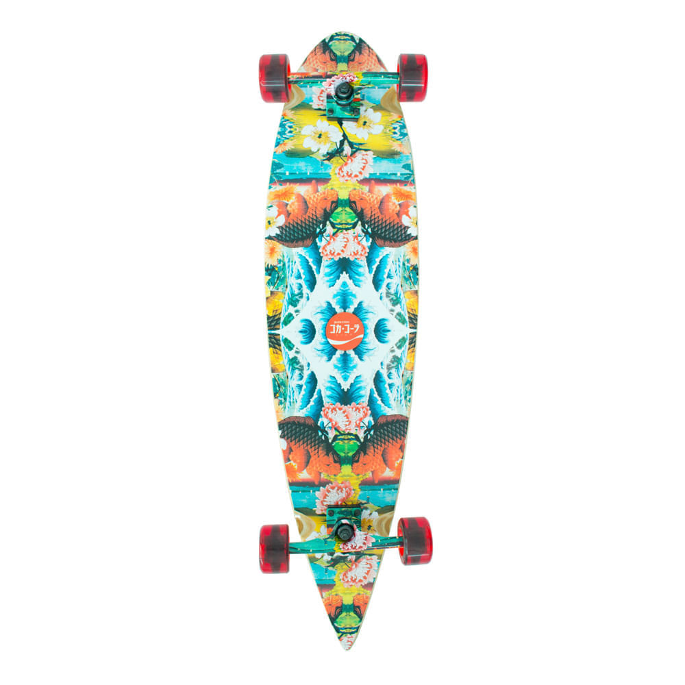 Skate Longboard Coca-Cola Kaleidoscope Bel em Oferta na Shopee