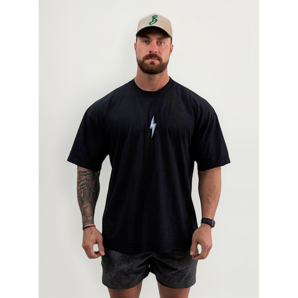 Camiseta Básica Academia Oversized Classic Bodybuilder