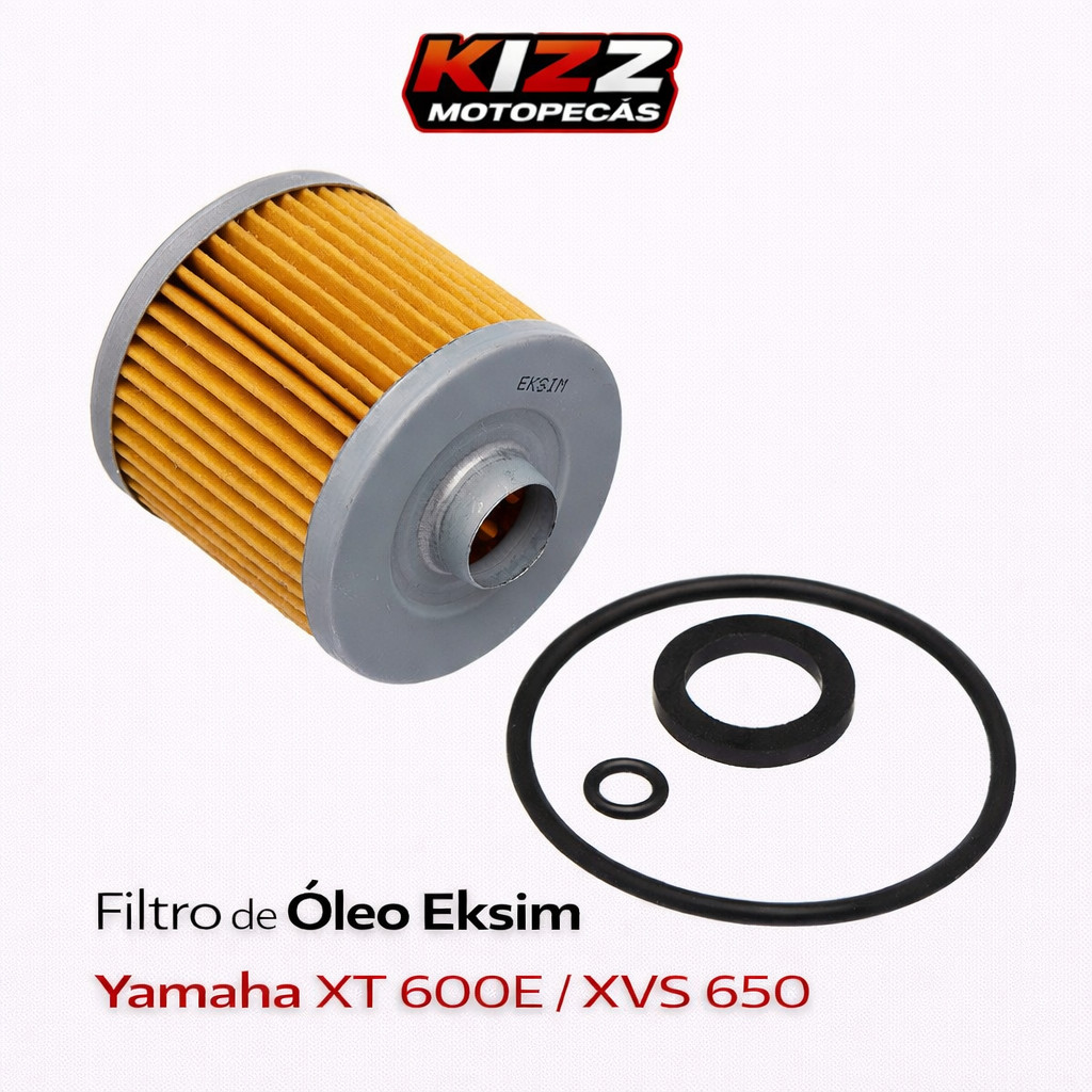 Filtro de Óleo Eksim Yamaha XT 600E XVS 650 em Oferta na Shopee