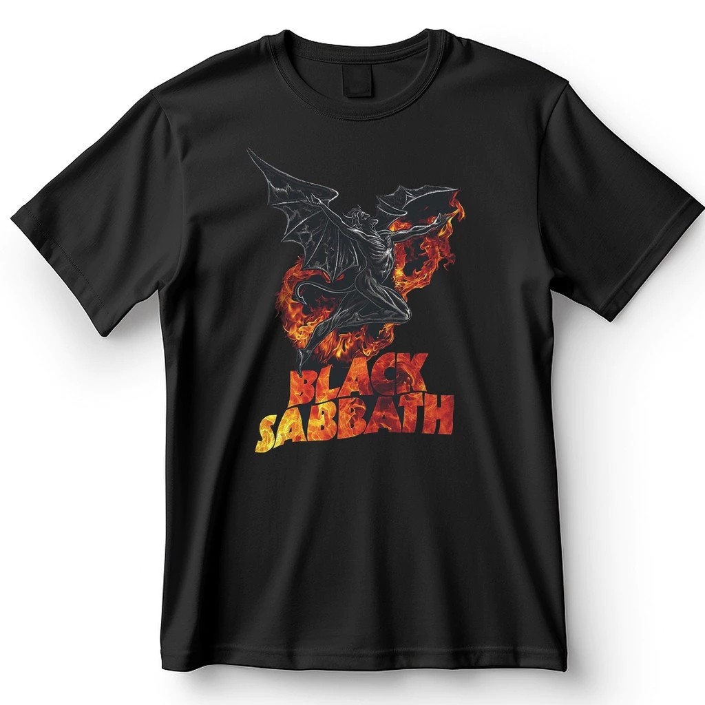 Camiseta Masculina Rock Aesthetic Black Estampada Lançamento Camiseta 100% Algodão Camisetão  Oversized - Ohana