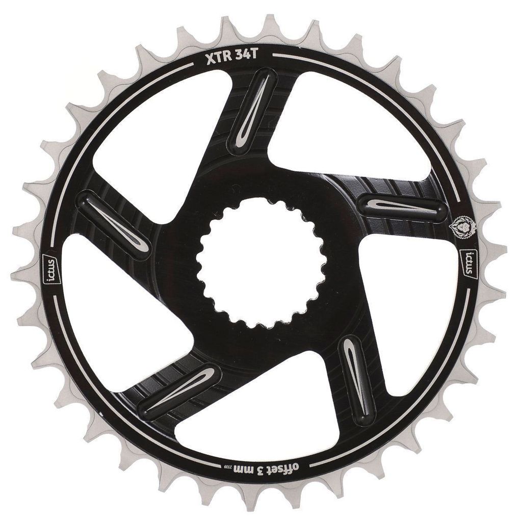 Coroa de Bicicleta Ictus Padrão Shimano XTR Direct Mount 34