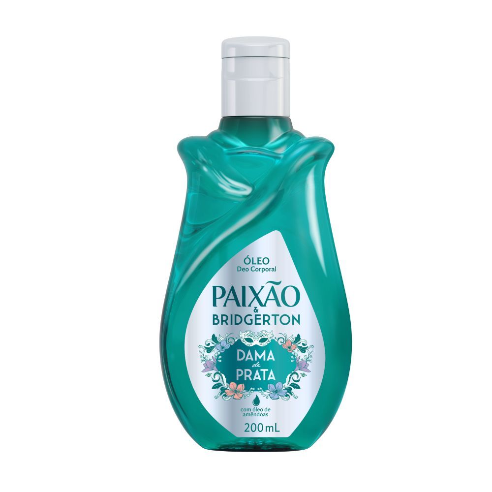 Óleo Corporal Paixão & Bridgerton Dama De Prata 200ml em Oferta na Shopee