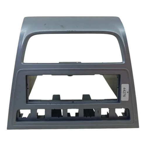 Moldura Acabamento Central Painel Radio V Vw Gol 2013 A 2014 Cinza