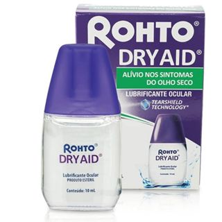 Rohto Dryaid Lubrificante Ocular 10ml em Oferta na Shopee