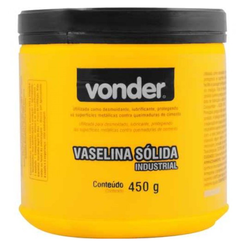 Vaselina sólida Industrial 450g - Vonder